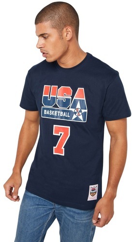 Mitchell & Ness-T-shirt USA name & number Larry Bird-image-1