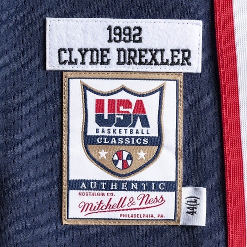 Mitchell & Ness-Maillot authentique Team USA nba Clyde Drexler-2