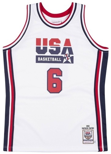 Mitchell & Ness-Maillot domicile authentique Team USA Patrick Ewing 1992-image-1
