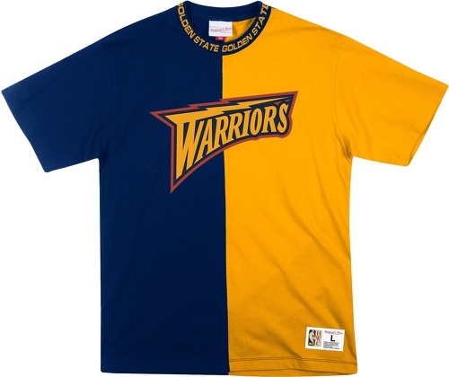 Mitchell & Ness-T-shirt Golden State Warriors nba split color-image-1