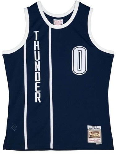 Mitchell & Ness-Russell Westbrook Oklahoma City Thunder 2015 Swing Jersey-0