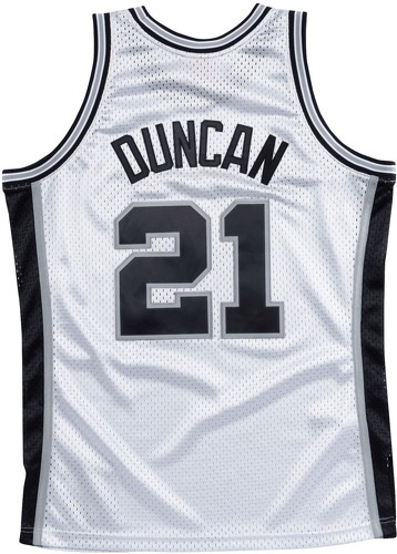 Mitchell & Ness-Maillot San Antonio Spurs platinum Tim Duncan-1