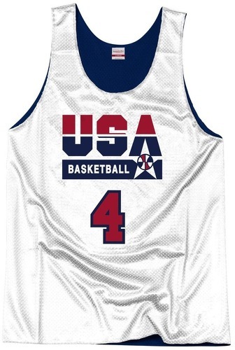 Mitchell & Ness-Maillot authentique Team USA reversible practice Christian Laettner-1