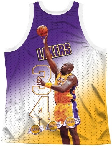 Mitchell & Ness-Mitchell & Ness Nba Tank Los Angeles Lakers Shaquille Oneal - Maillot de NBA-1