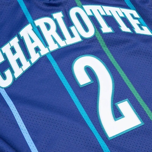 Mitchell & Ness-Maillot authentique Charlotte Hornets Larry Johnson 1994/95-4