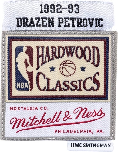 Mitchell & Ness-NBA swingman Dražen Petrović New Jersey Nets 1992-93 Hardwood Classics - Maillot de basket-2