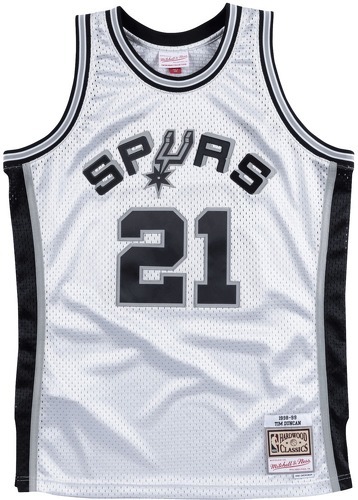 Mitchell & Ness-Maillot San Antonio Spurs platinum Tim Duncan-image-1