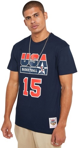 Mitchell & Ness-T-shirt USA name & number Earvin "Magic" Johnson-image-1