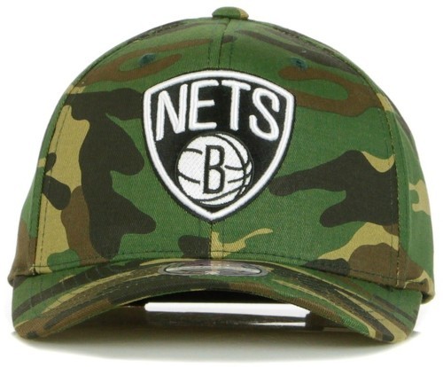 Mitchell & Ness-Casquette Brooklyn Nets blk/wht logo 110-1