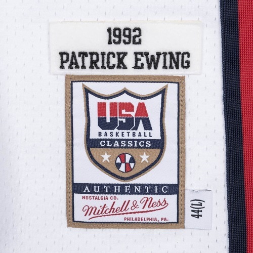 Mitchell & Ness-Maillot domicile authentique Team USA Patrick Ewing 1992-2