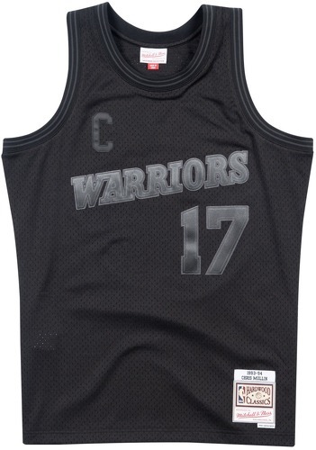 Mitchell & Ness-Maillot Golden State Warriors black on black-image-1