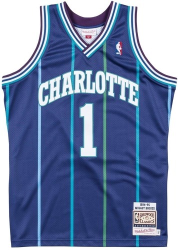 Mitchell & Ness-Maillot authentique Charlotte Hornets Muggsy Bogues 1994/95-image-1