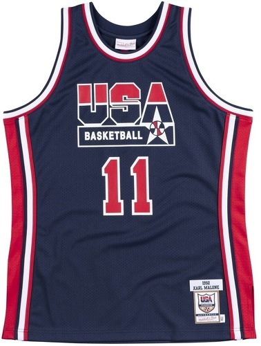 Mitchell & Ness-Maillot authentique Team USA nba Karl Malone-image-1