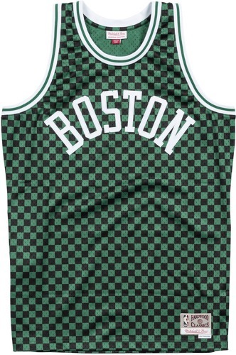 Mitchell & Ness-Maillot Boston Celtics checked b&r-0