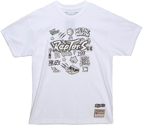 Mitchell & Ness-T-shirt Toronto Raptors Doodle-image-1