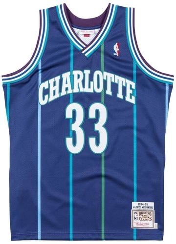 Mitchell & Ness-Maillot authentique Charlotte Hornets Alonzo Mourning 1995-image-1