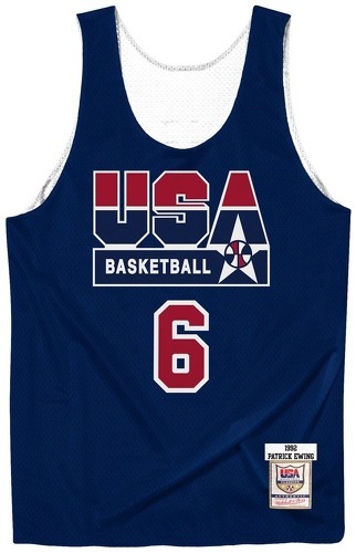 Mitchell & Ness-Maillot authentique Team USA reversible Patrick Ewing-0