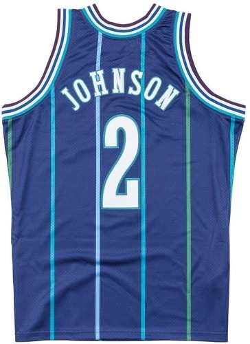 Mitchell & Ness-Maillot authentique Charlotte Hornets Larry Johnson 1994/95-1