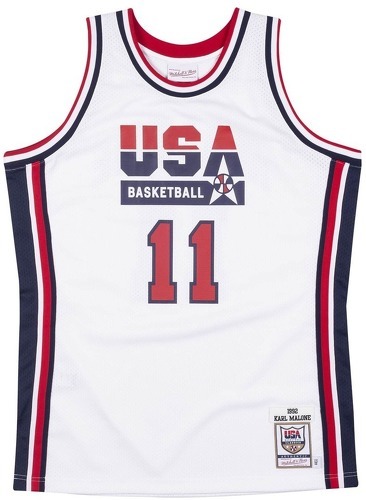 Mitchell & Ness-Maillot domicile authentique Team USA Karl Malone 1992-image-1