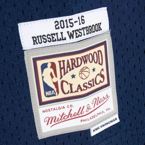 Mitchell & Ness-Russell Westbrook Oklahoma City Thunder 2015 Swing Jersey-2