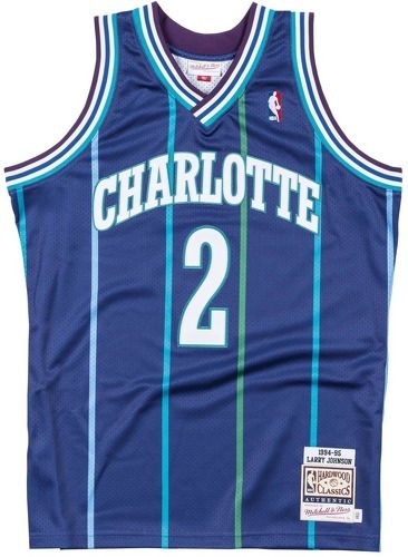 Mitchell & Ness-Maillot authentique Charlotte Hornets Larry Johnson 1994/95-image-1