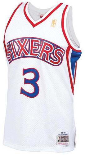 Mitchell & Ness-Maillot domicile Philadelphia 76ers nba authentic Allen Iverson-image-1