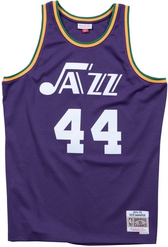 Mitchell & Ness-Maillot Swingman New Orleans Jazz Pete Mavavich 44-2