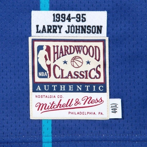 Mitchell & Ness-Maillot authentique Charlotte Hornets Larry Johnson 1994/95-2