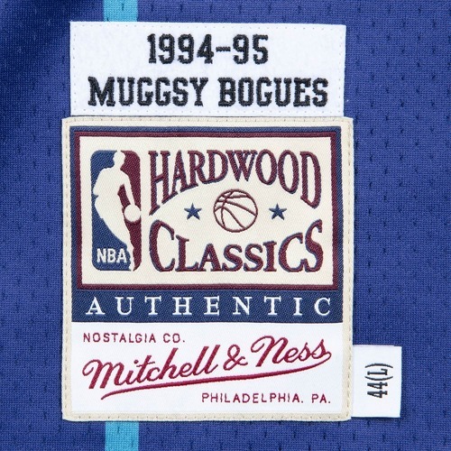 Mitchell & Ness-Maillot authentique Charlotte Hornets Muggsy Bogues 1994/95-2