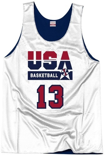 Mitchell & Ness-Maillot authentique Team USA reversible practice Chris Mullin-1