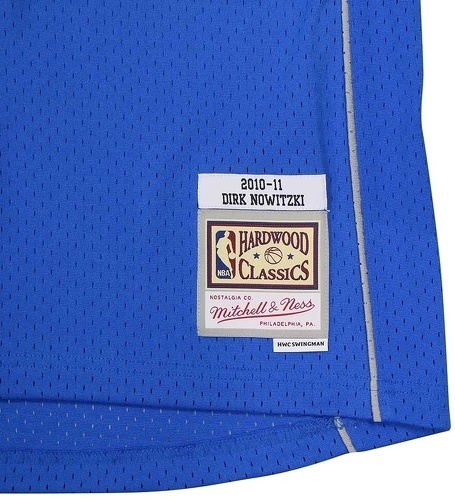 Mitchell & Ness-Dirk Nowitzki Dallas Mavericks 2010-11 Swing Jersey-2