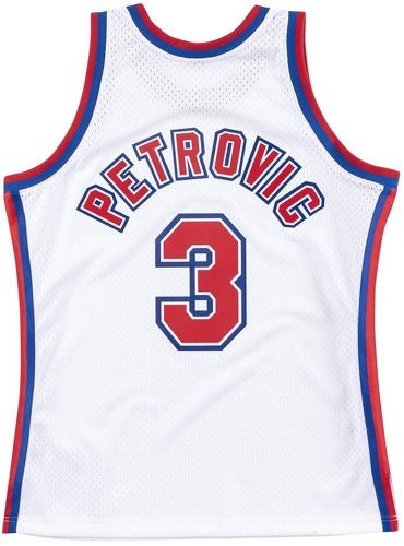 Mitchell & Ness-NBA swingman Dražen Petrović New Jersey Nets 1992-93 Hardwood Classics - Maillot de basket-1