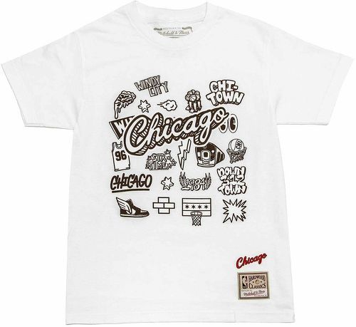 Mitchell & Ness-T-shirt Chicago Bulls Doodle-image-1