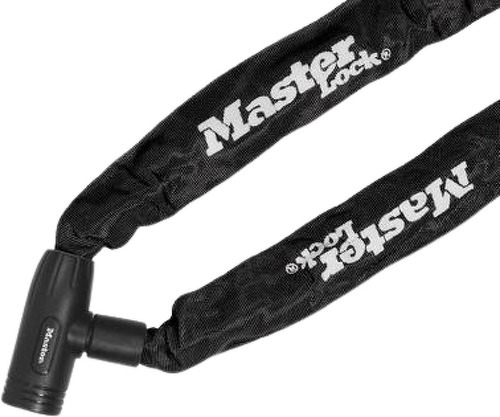 Masterlock-Antivol chaîne vélo - trottinette à clé en acier livré avec 2 clés niveau sécurité 7 Masterlock-1