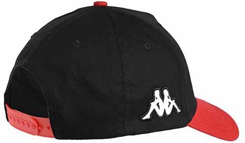 KAPPA-Casquette Tunisie Asetyo 6 Noir/Rouge-1