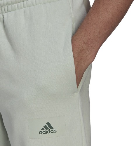 adidas Sportswear-Pantalon de survêtement en molleton de coton et jambres droites Essentials FeelVivid-4