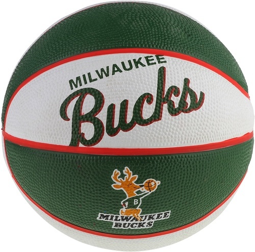 WILSON-Mini Ballon de Basketball Wilson NBA Team Retro – Milwaukee Bucks-image-1