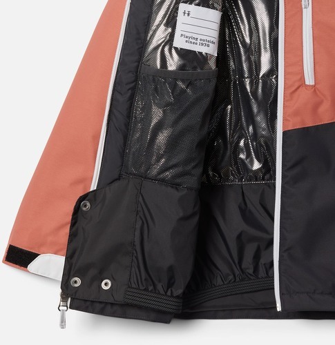 Columbia-Veste De Ski/snow Columbia Isolée Rosie Run™ Dark Coral, White, Shark Fille-1