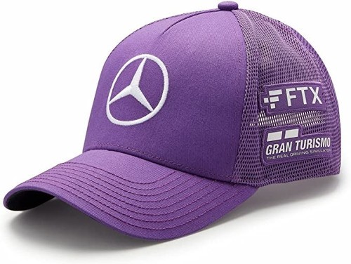MERCEDES AMG PETRONAS MOTORSPORT-Casquette Plate Mercedes-AMG Petronas Motorsport Team F1 Lewis Hamilton Officiel Formule 1-0