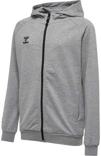 HUMMEL-Sweatshirt à capuche zippé coton enfant Hummel Move Grid-0