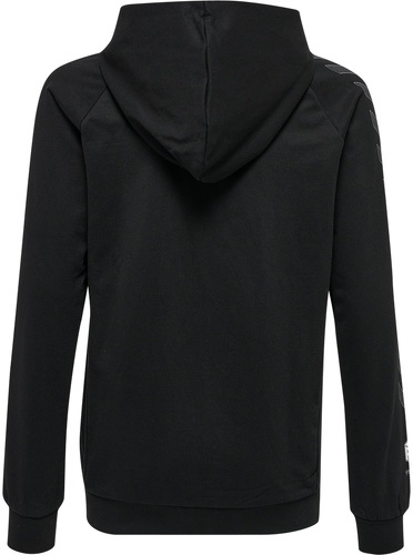 HUMMEL-Sweatshirt à capuche zippé coton enfant Hummel Move Grid-1