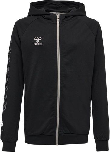 HUMMEL-Sweatshirt à capuche zippé coton enfant Hummel Move Grid-2