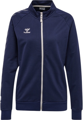 HUMMEL-hmlMOVE GRID COTTON ZIP JACKET WOMAN-2