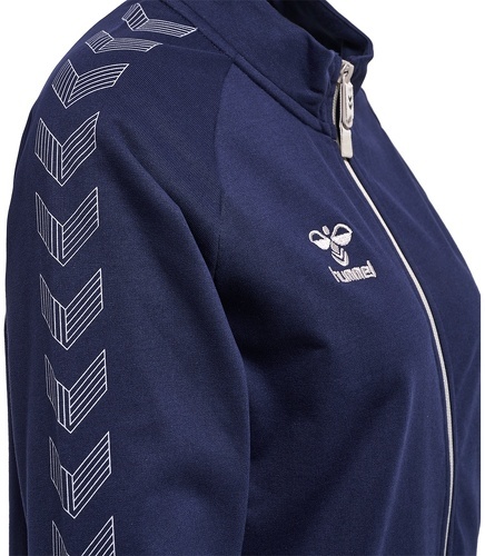 HUMMEL-hmlMOVE GRID COTTON ZIP JACKET WOMAN-3