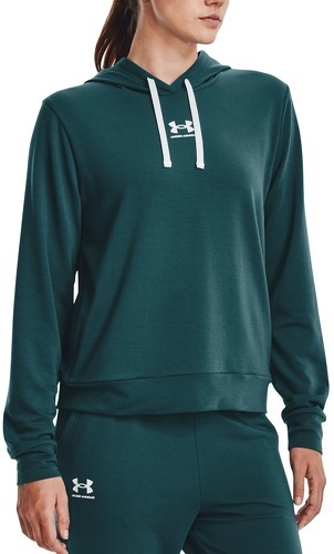 UNDER ARMOUR-Rival Terry Hoodie-GRN-0