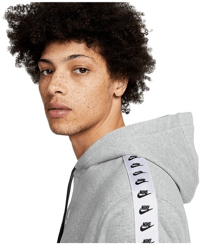 NIKE-Survêtement Nike  Sportswear Sport Essential Club Fleece GX gris/blanc-2