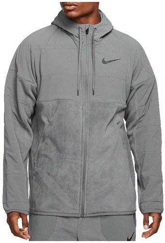 NIKE-Veste à capuche Nike Therma-Fit Winterized gris-0