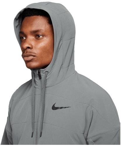 NIKE-Veste à capuche Nike Therma-Fit Winterized gris-2
