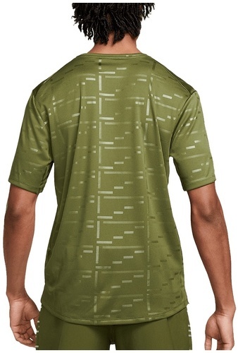 NIKE-Maillot de course Nike Dri-FIT UV Run Division Miler vert / argent-1