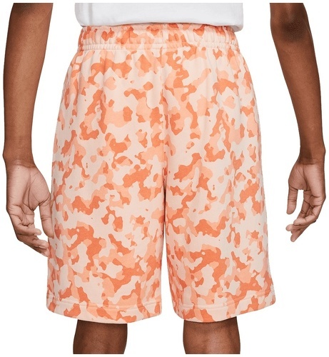 NIKE-Short Nike Sportswear Club French Terry Camo orange-1
